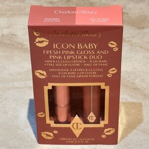 Charlotte Tilbury Lipgloss & Lipstick Duo Icon Baby